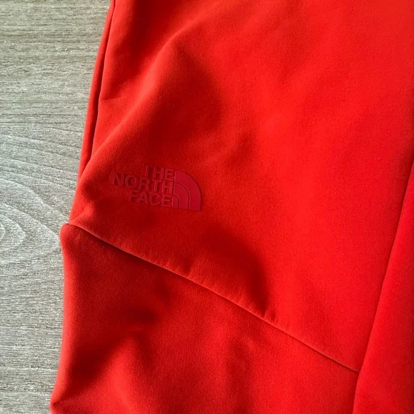The North Face Snoga Windwall Ski Pants Women Fitted Fiery Red Stretch Size 4 - Picture 4 of 13